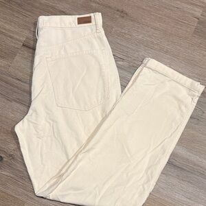 RSQ Cream Straight Leg Pants
